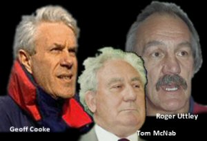 Geoff Cooke, Tom McNab & Roger Uttley